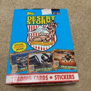 Desert Storm Trading cards. 33 packs unopened. 1991.